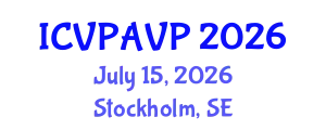 International Conference on Visual Perception and Artificial Visual Perception (ICVPAVP) July 15, 2026 - Stockholm, Sweden