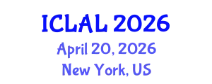 International Conference on Linguistics and Applied Linguistics (ICLAL) April 20, 2026 - New York, United States