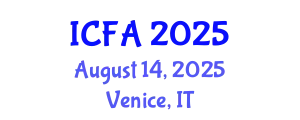 International Conference on Fashion Accessories (ICFA) August 14, 2025 - Venice, Italy