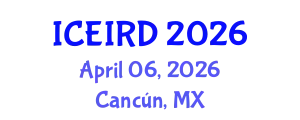 International Conference on Entrepreneurship, Innovation and Regional Development (ICEIRD) April 06, 2026 - Cancún, Mexico