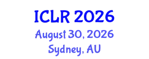International Conference on Learning Representations (ICLR) August 30, 2026 - Sydney, Australia
