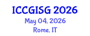 International Conference on Cartography, GIS and Geovisualization (ICCGISG) May 04, 2026 - Rome, Italy