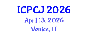 International Conference on Peace, Conflict and Justice (ICPCJ) April 13, 2026 - Venice, Italy
