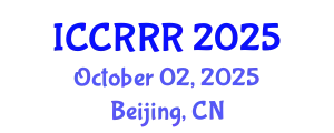 International Conference on Coastal Risk Reduction and Resilience (ICCRRR) October 02, 2025 - Beijing, China