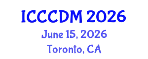 International Conference on Concrete Construction and Design Methods (ICCCDM) June 15, 2026 - Toronto, Canada