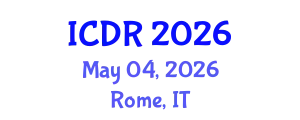 International Conference on Deradicalization and Radicalization (ICDR) May 04, 2026 - Rome, Italy