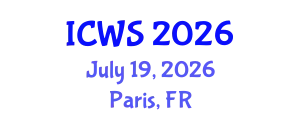 International Conference on Women’s Studies (ICWS) July 19, 2026 - Paris, France