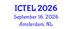 International Conference on Teaching, Education and Learning (ICTEL) September 16, 2026 - Amsterdam, Netherlands