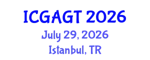 International Conference on Geomechanical Analysis and Geomechanical Tests (ICGAGT) July 29, 2026 - Istanbul, Turkey