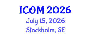 International Conference on Obesity Medicine (ICOM) July 15, 2026 - Stockholm, Sweden