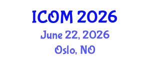 International Conference on Obesity Medicine (ICOM) June 22, 2026 - Oslo, Norway