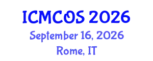 International Conference on Medicinal Chemistry and Organic Synthesis (ICMCOS) September 16, 2026 - Rome, Italy
