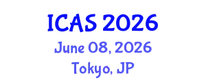 International Conference on Applied Statistics (ICAS) June 08, 2026 - Tokyo, Japan
