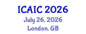 International Conference on Artificial Intelligence in Communication (ICAIC) July 26, 2026 - London, United Kingdom