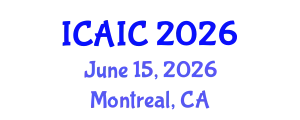 International Conference on Artificial Intelligence in Communication (ICAIC) June 15, 2026 - Montreal, Canada