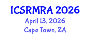 International Conference on Structural Reliability Methods and Reliability Analysis (ICSRMRA) April 13, 2026 - Cape Town, South Africa