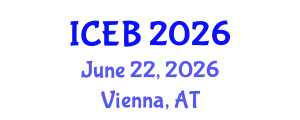 International Conference on Energy and Buildings (ICEB) June 22, 2026 - Vienna, Austria