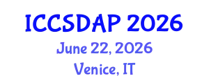 International Conference on Control System Design and Automation Process (ICCSDAP) June 22, 2026 - Venice, Italy