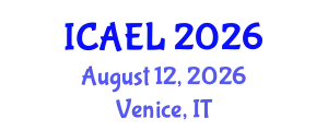 International Conference on Adult Education and Learning (ICAEL) August 12, 2026 - Venice, Italy