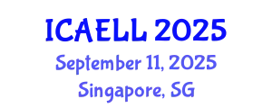 International Conference on Adult Education and Lifelong Learning (ICAELL) September 11, 2025 - Singapore, Singapore