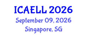 International Conference on Adult Education and Lifelong Learning (ICAELL) September 09, 2026 - Singapore, Singapore