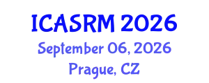 International Conference on Applied Statistics and Research Methods (ICASRM) September 06, 2026 - Prague, Czechia
