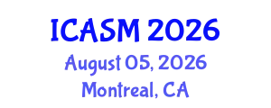 International Conference on Applied Sport Management (ICASM) August 05, 2026 - Montreal, Canada