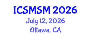 International Conference on Sport Management and Sport Marketing (ICSMSM) July 12, 2026 - Ottawa, Canada