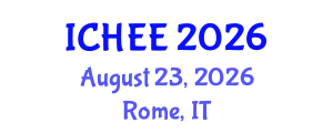 International Conference on Hydrology, Ecology and Environment (ICHEE) August 23, 2026 - Rome, Italy