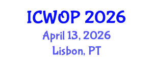 International Conference on Work and Organizational Psychology (ICWOP) April 13, 2026 - Lisbon, Portugal
