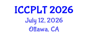 International Conference on Critical Pedagogy, Learning and Teaching (ICCPLT) July 12, 2026 - Ottawa, Canada