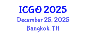 International Conference on General Ophthalmology (ICGO) December 25, 2025 - Bangkok, Thailand