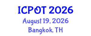 International Conference on Physical and Occupational Therapy (ICPOT) August 19, 2026 - Bangkok, Thailand