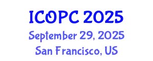 International Conference on Obesity and Pancreatic Cancer (ICOPC) September 29, 2025 - San Francisco, United States