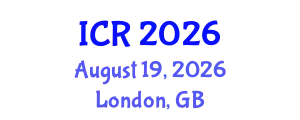 International Conference on Radiobiology (ICR) August 19, 2026 - London, United Kingdom