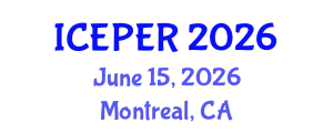 International Conference on Emotions, Psychotherapy and Emotion Regulation (ICEPER) June 15, 2026 - Montreal, Canada
