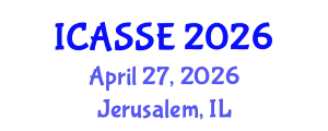 International Conference on Applications of Satellite Systems Engineering (ICASSE) April 27, 2026 - Jerusalem, Israel