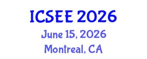 International Conference on Software and Electrical Engineering (ICSEE) June 15, 2026 - Montreal, Canada
