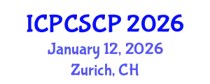 International Conference on Prestressed Concrete Structures and Corrosion Prevention (ICPCSCP) January 12, 2026 - Zurich, Switzerland