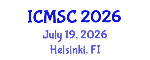 International Conference on Marine Science and Conservation (ICMSC) July 19, 2026 - Helsinki, Finland