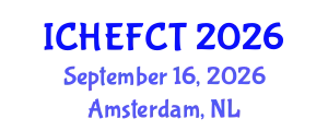 International Conference on Hydrogen Energy and Fuel Cell Technology (ICHEFCT) September 16, 2026 - Amsterdam, Netherlands