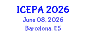 International Conference on Environmental Psychology and Architecture (ICEPA) June 08, 2026 - Barcelona, Spain