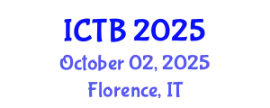 International Conference on Taxonomy and Biodiversity (ICTB) October 02, 2025 - Florence, Italy