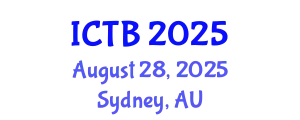 International Conference on Taxonomy and Biodiversity (ICTB) August 28, 2025 - Sydney, Australia