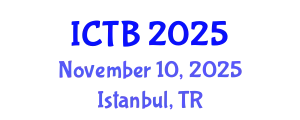 International Conference on Taxonomy and Biodiversity (ICTB) November 10, 2025 - Istanbul, Turkey