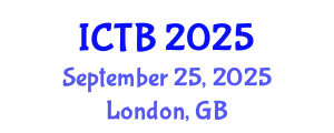 International Conference on Taxonomy and Biodiversity (ICTB) September 25, 2025 - London, United Kingdom