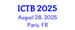 International Conference on Taxonomy and Biodiversity (ICTB) August 28, 2025 - Paris, France