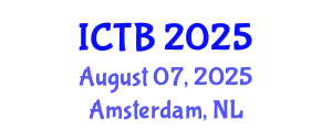 International Conference on Taxonomy and Biodiversity (ICTB) August 07, 2025 - Amsterdam, Netherlands