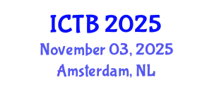 International Conference on Taxonomy and Biodiversity (ICTB) November 03, 2025 - Amsterdam, Netherlands