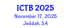 International Conference on Taxonomy and Biodiversity (ICTB) November 17, 2025 - Jeddah, Saudi Arabia